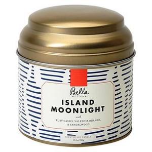 10.2oz Lidded Tin Jar Candle Island Moonlight - Bella by Illume