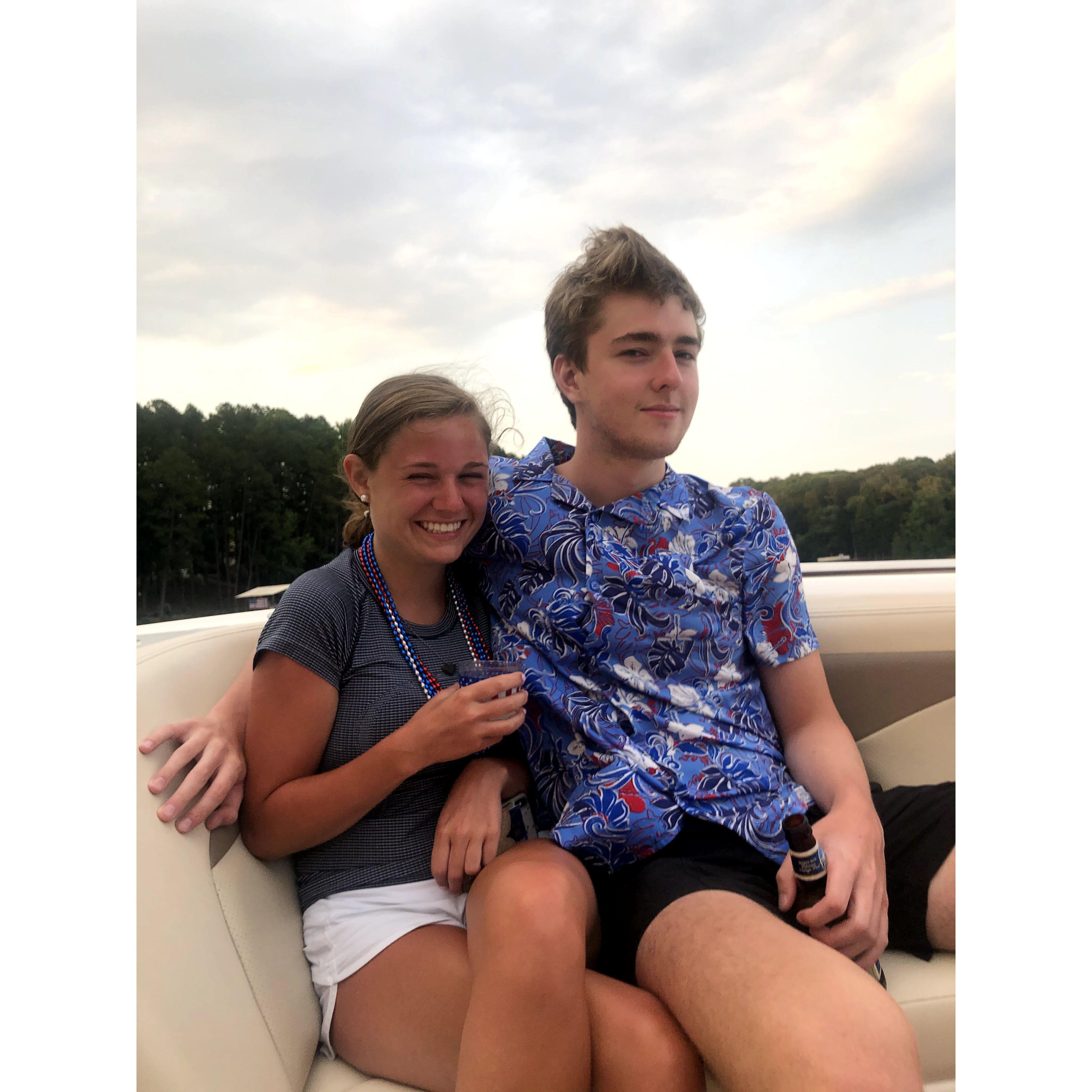 Back to our favorite place, Lake Hartwell, for July 4th, 2020