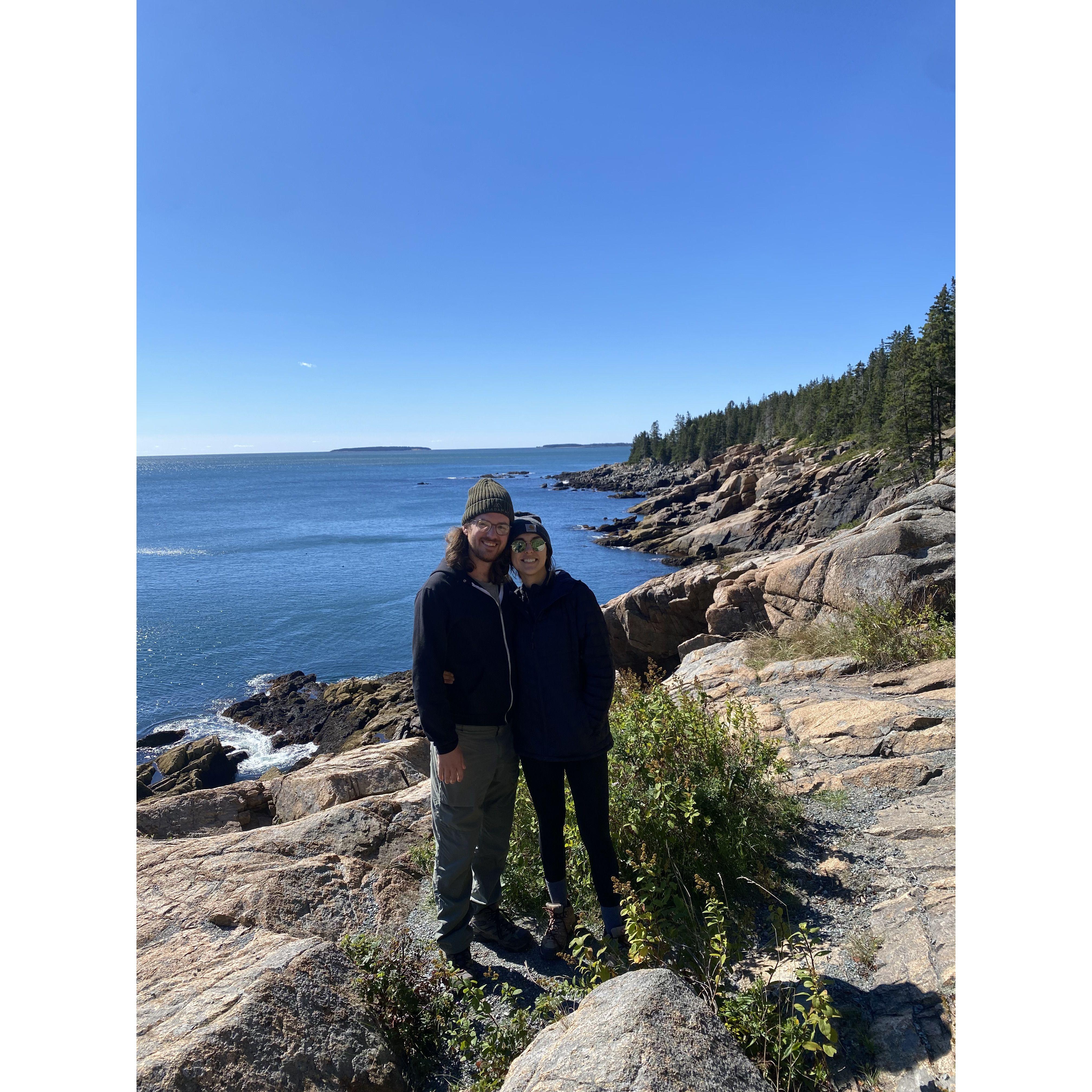Exploring gorgeous Maine.