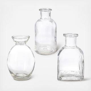 Glass Vase Favors, Assorted Styles, Set of 12