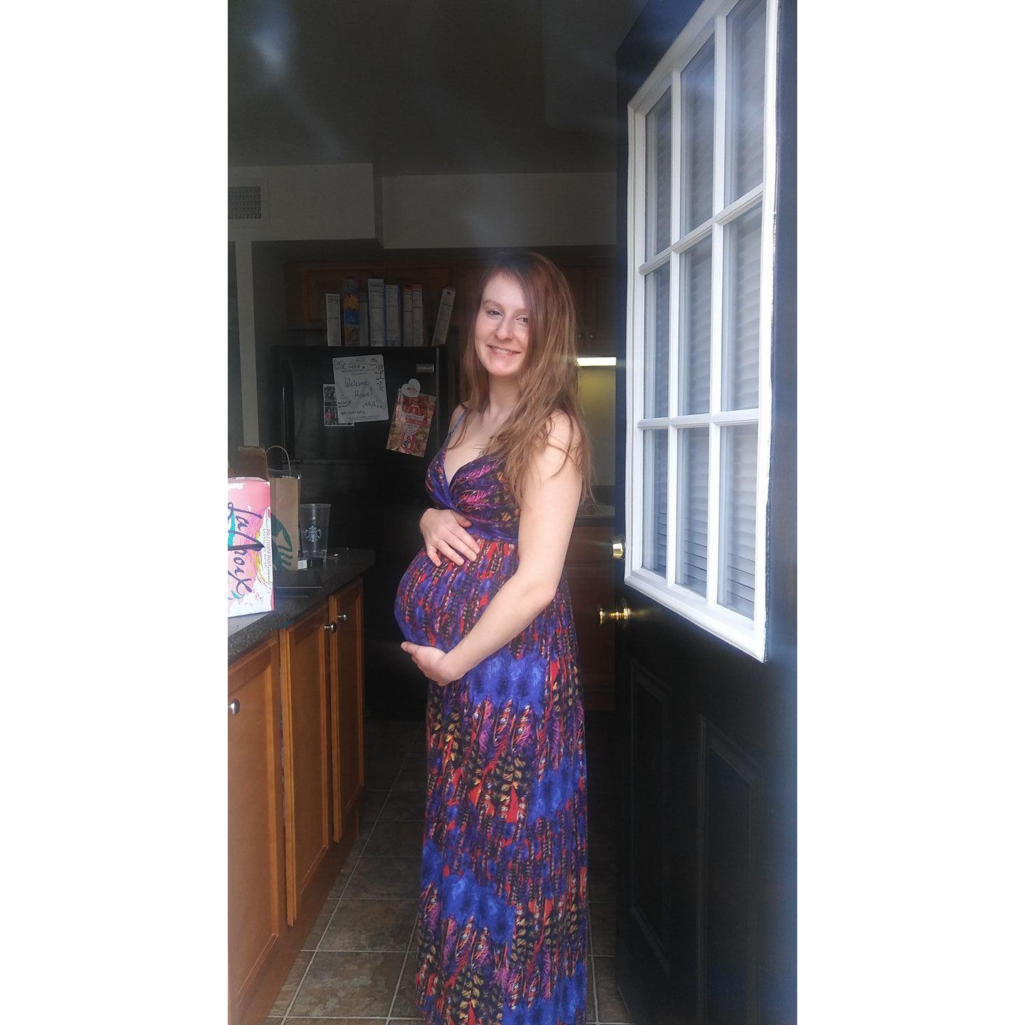 Pregnant with Emerson in 2017