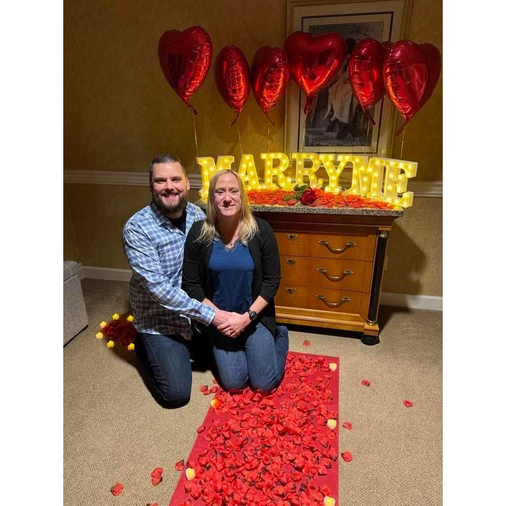 The proposal was a complete surprise for Katrina! Matt did a great job!
