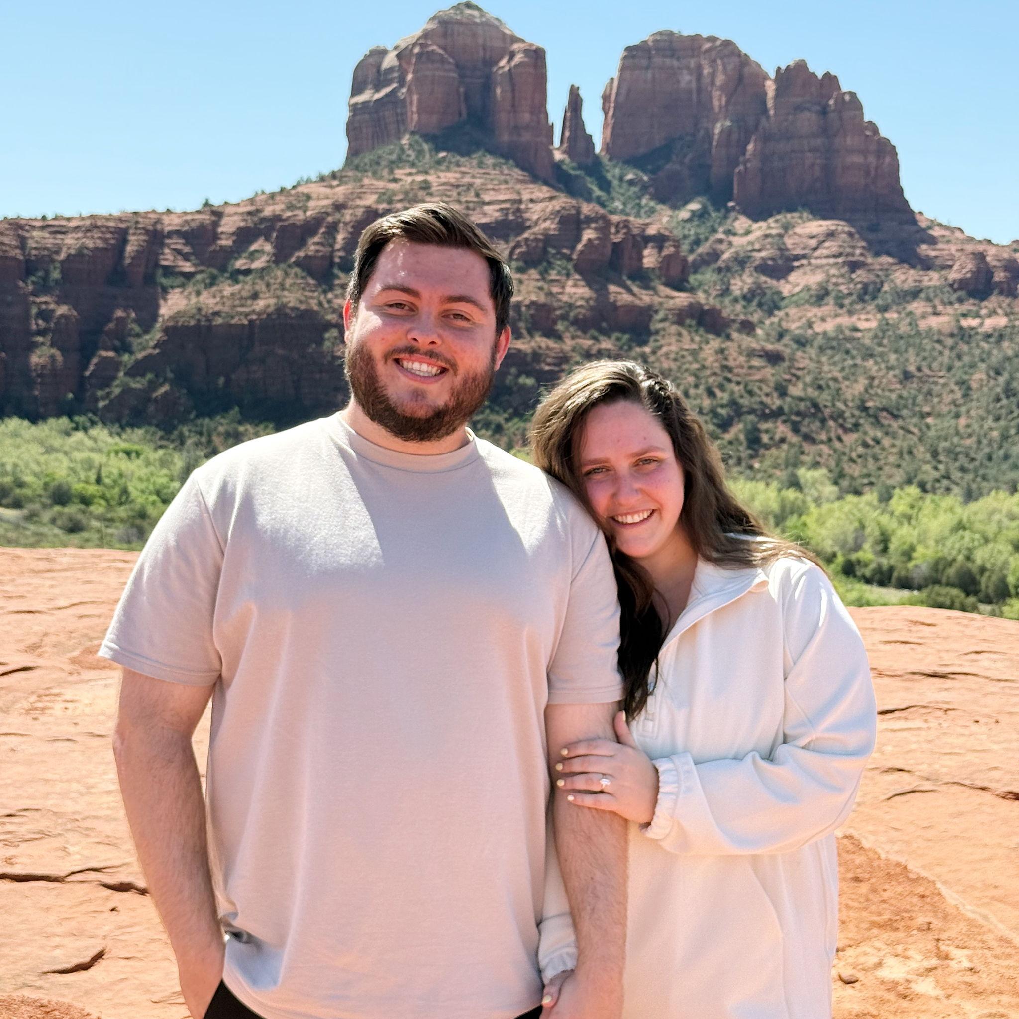 Immediately after saying yes! - Sedona