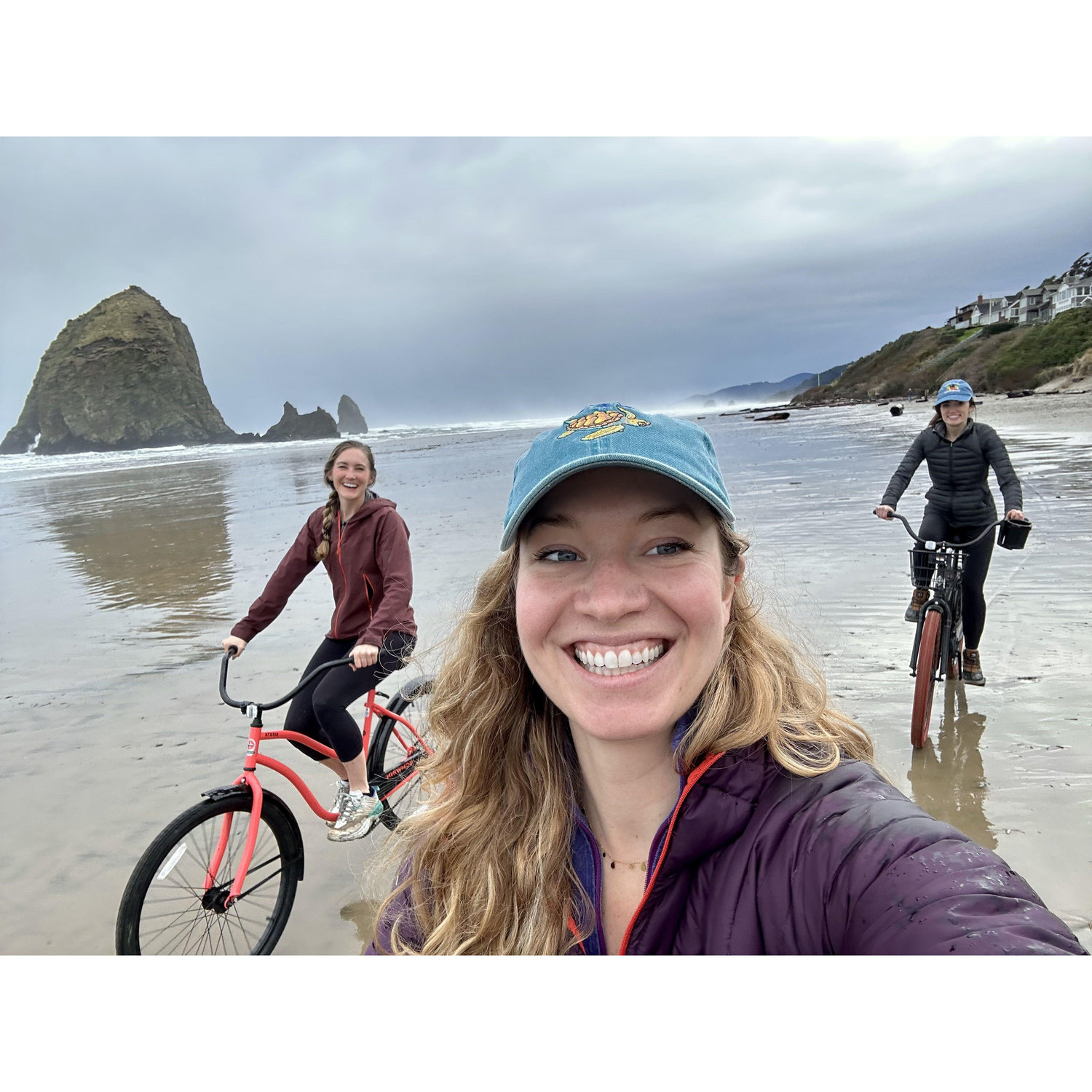 A beach bike ride is a great way to explore the coast, just watch out for sneaker waves!