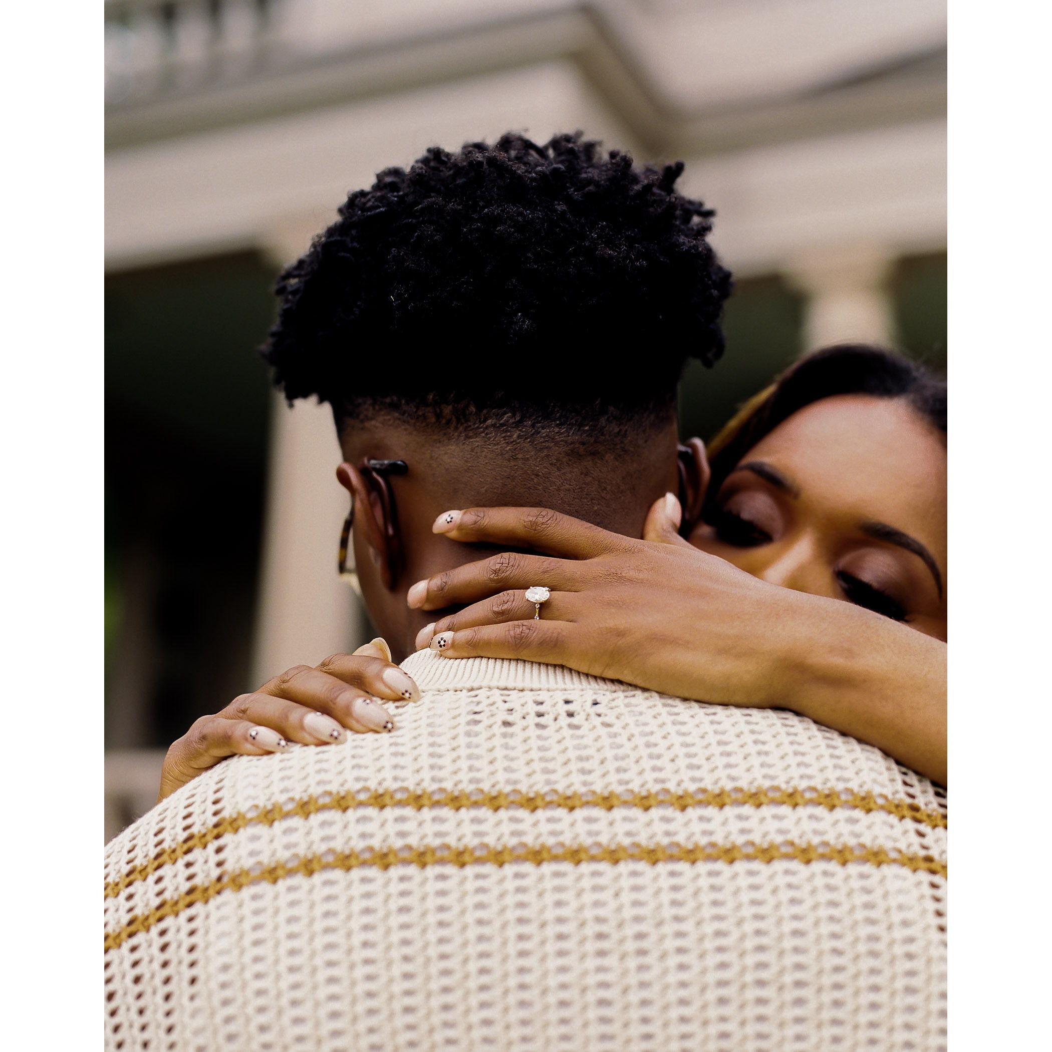 "Sam did his big one on this fade" Nesha whispered