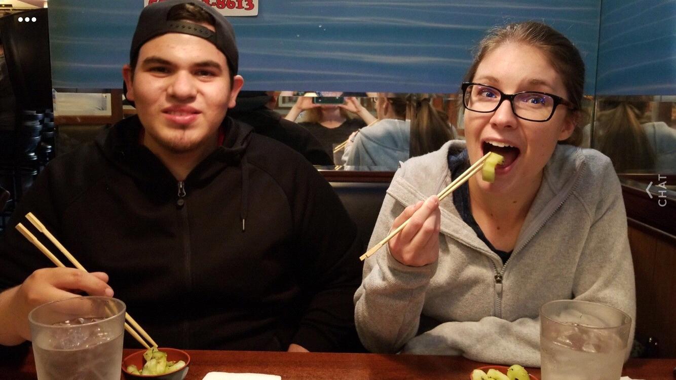 Momiji's with my mom, Angie!