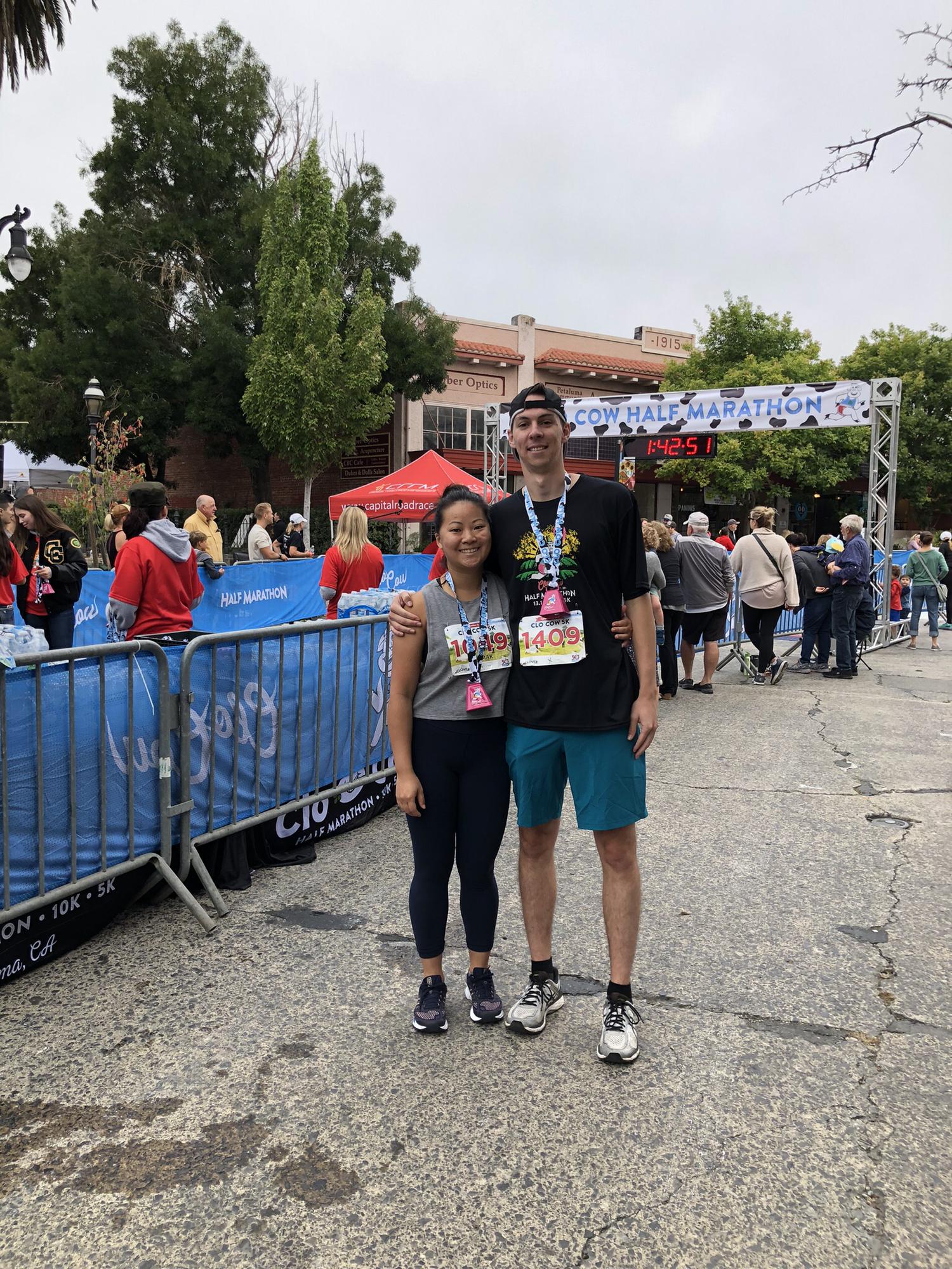 Our first race we ran together - Clover Race Sept 2017