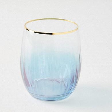 Waterfall Stemless Wine Glasses, Set of 4