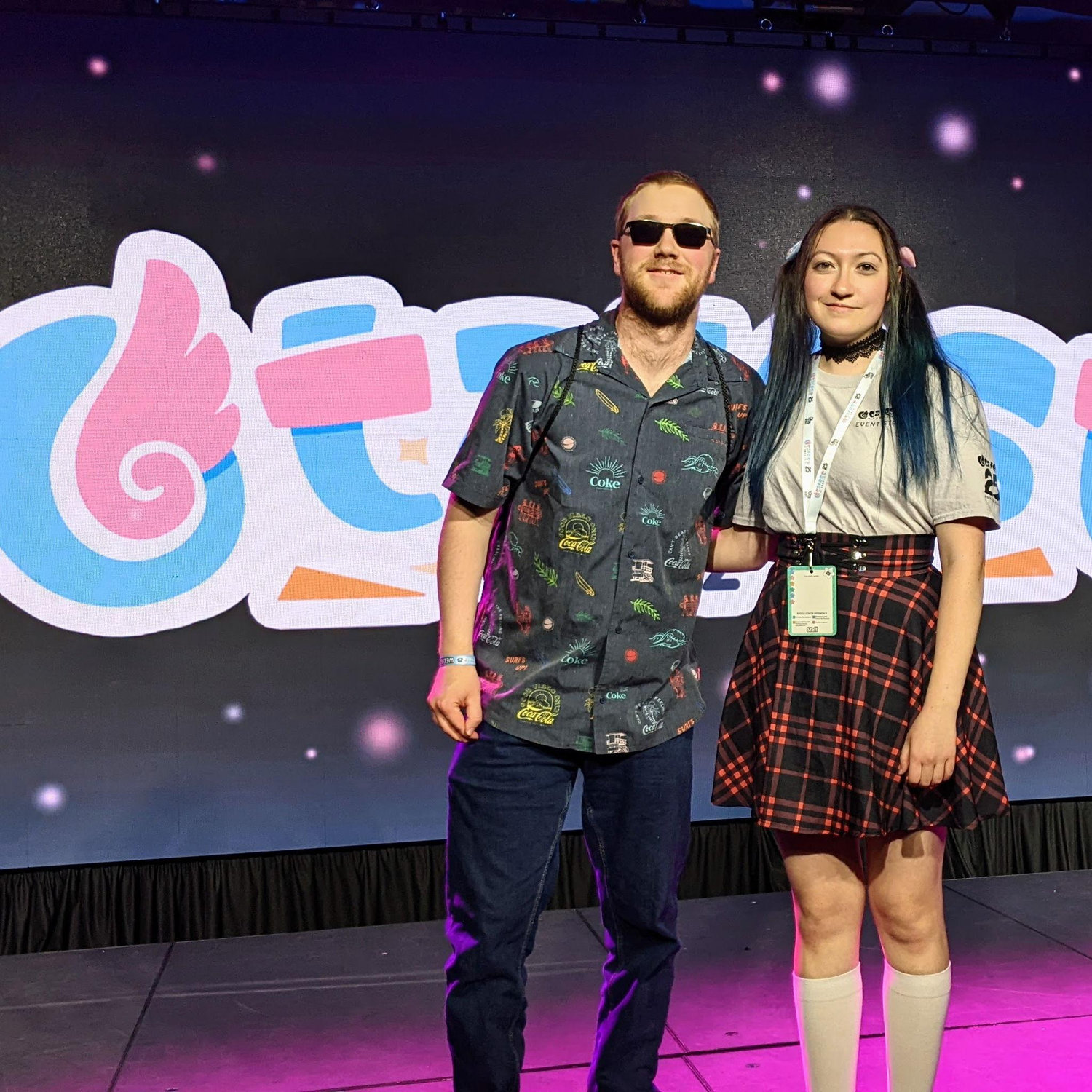 Sarah runs a singing competition at a local non-profit anime convention called OtaFest it is a very important event for both of us and we love being part of such an incredible community of people