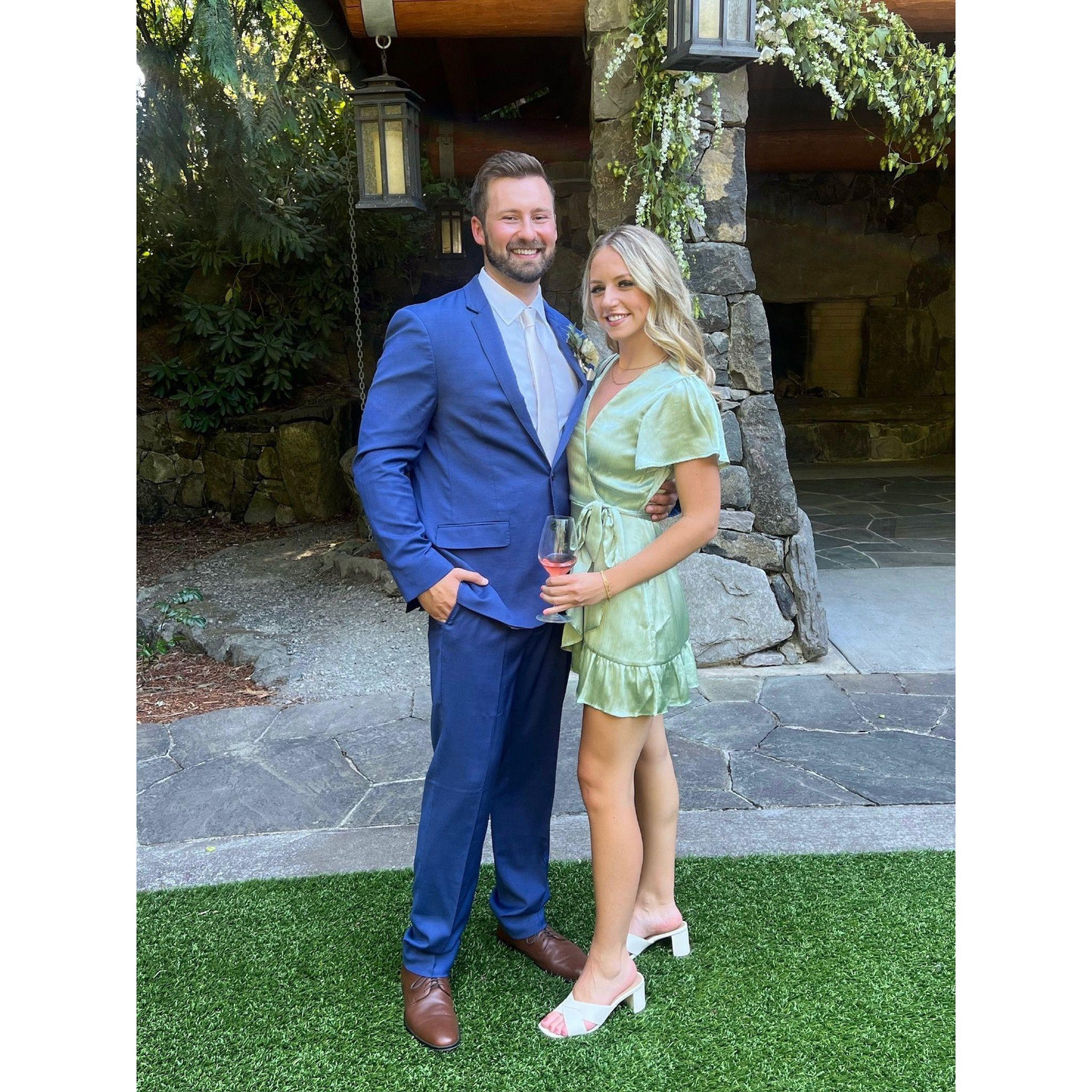 At our friends Carly and Hunter's wedding!