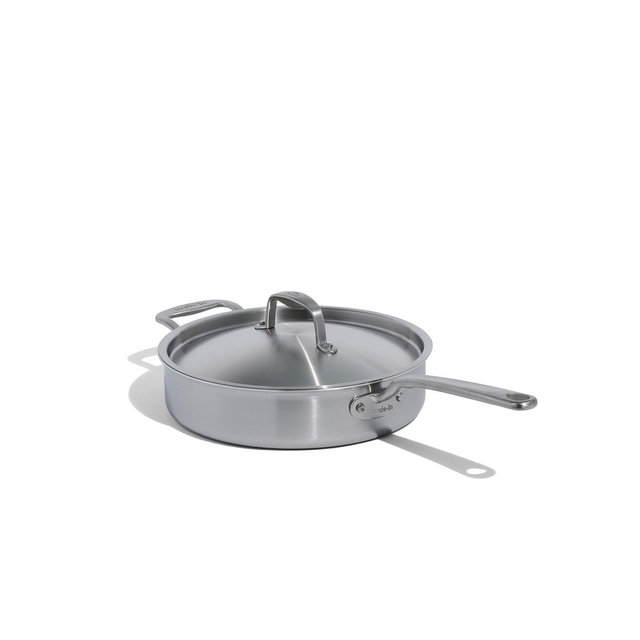Made In Stainless Steel Clad 3.5-Quart Sauté Pan with Lid