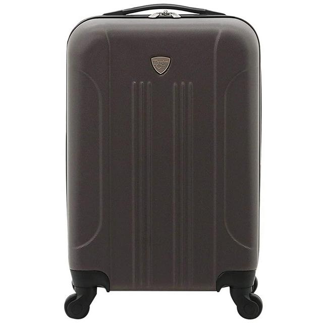 Travelers Club 20" Chicago Expandable Spinner Carry-On Luggage, Charcoal