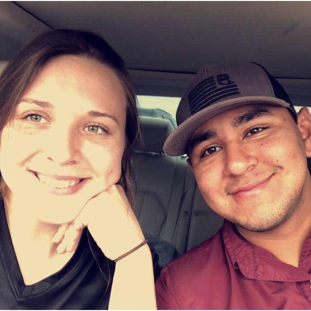 2018! Our very first picture together! (Luis is not a picture guy, I forced him to take this)