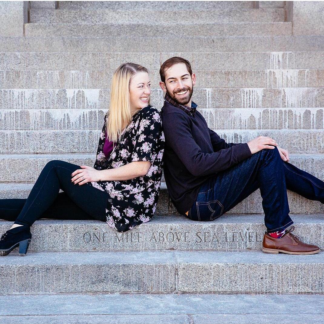 One Mile Above Sea Level - 5280' elevation on the front steps of the Colorado capital
Photo Cred: Brad Livingood Photography