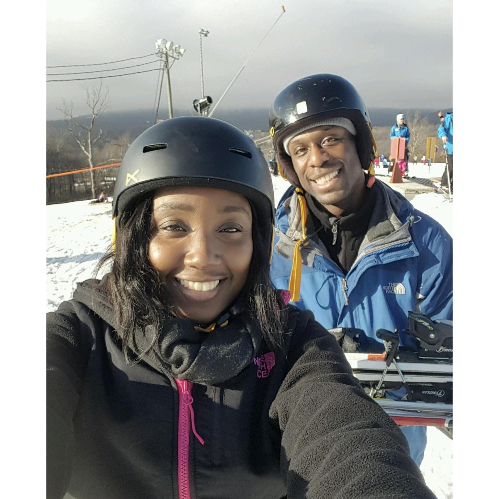 Skiing