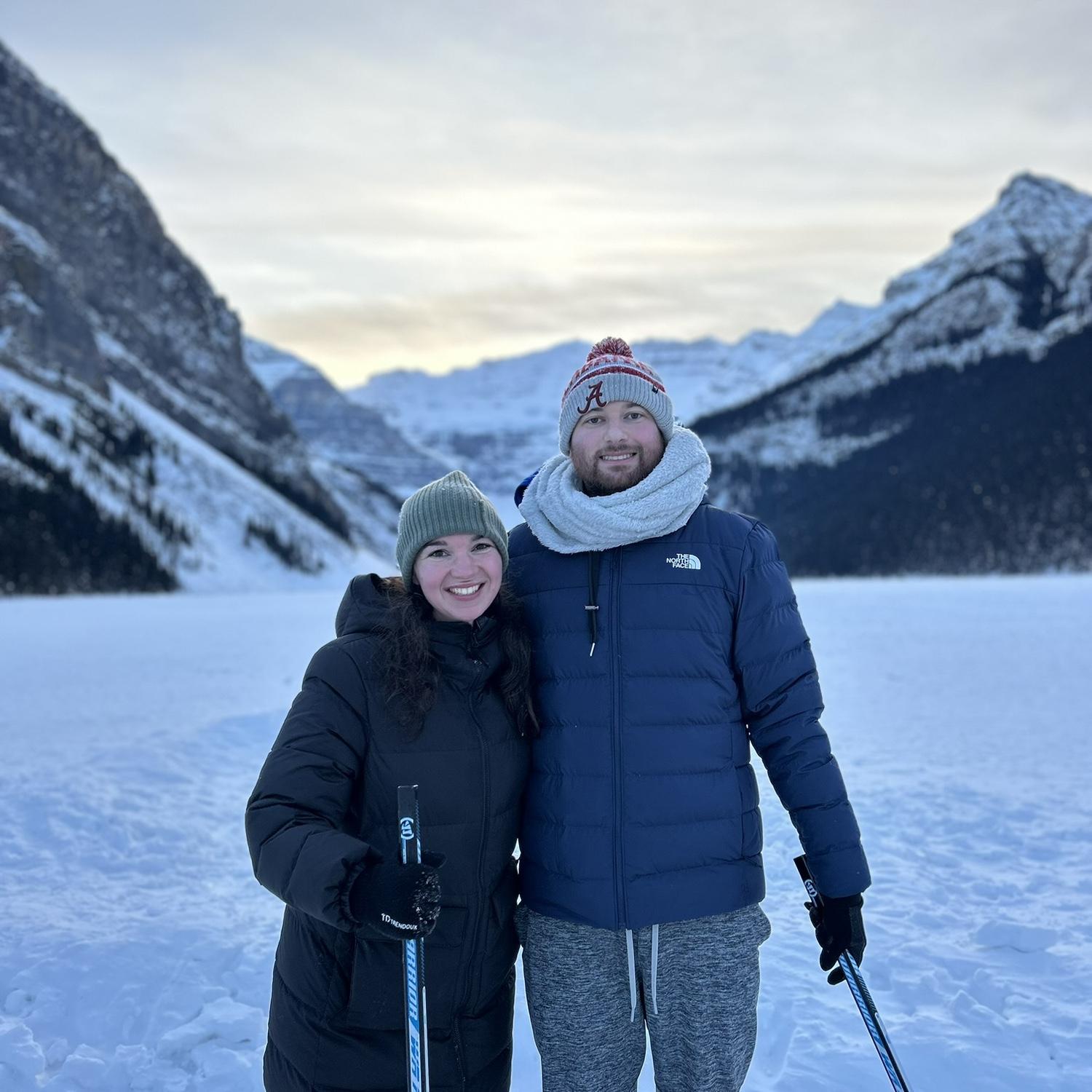 Skating in Lake Louise, 2025