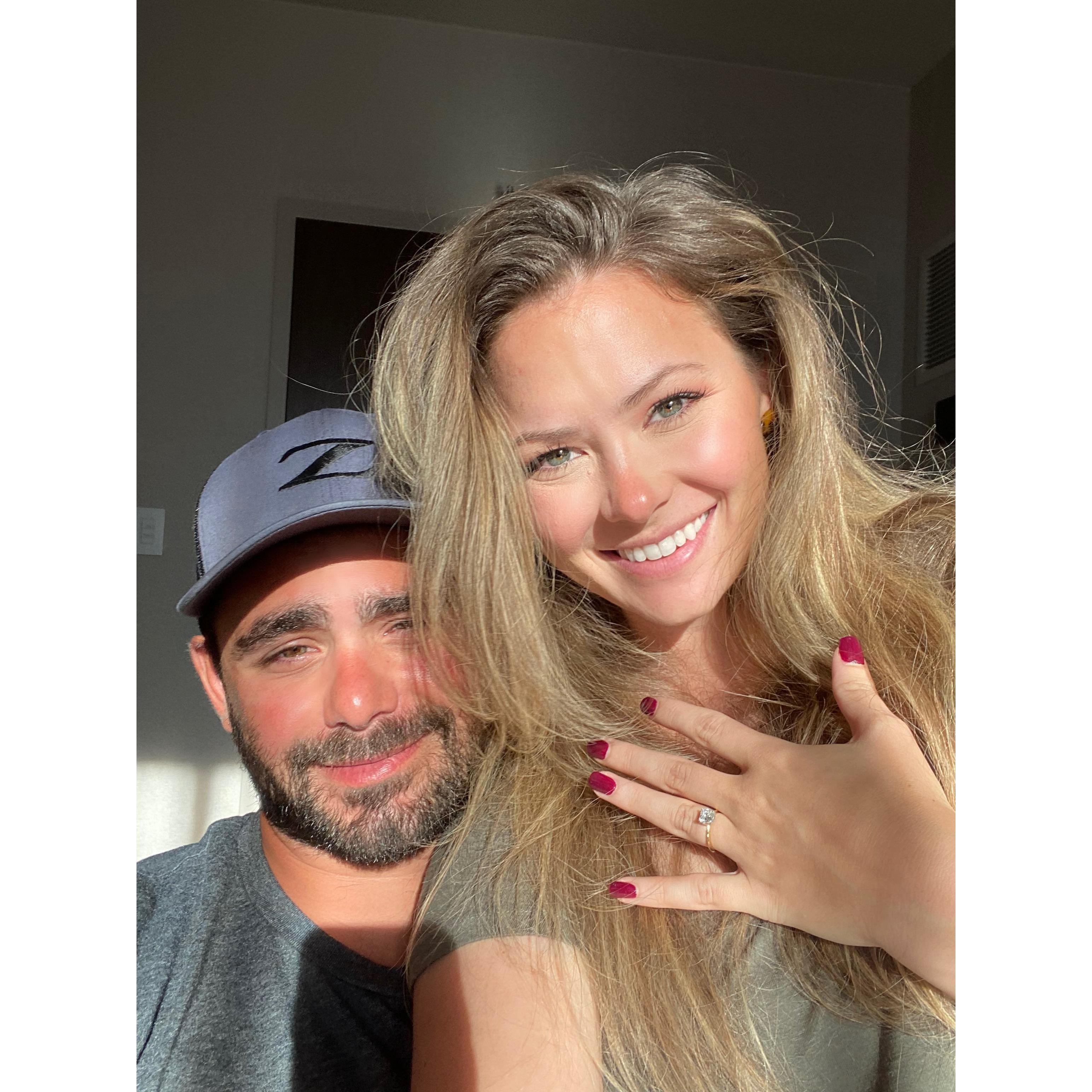 Celebrating our engagement in Nashville, TN - 10/25/2021