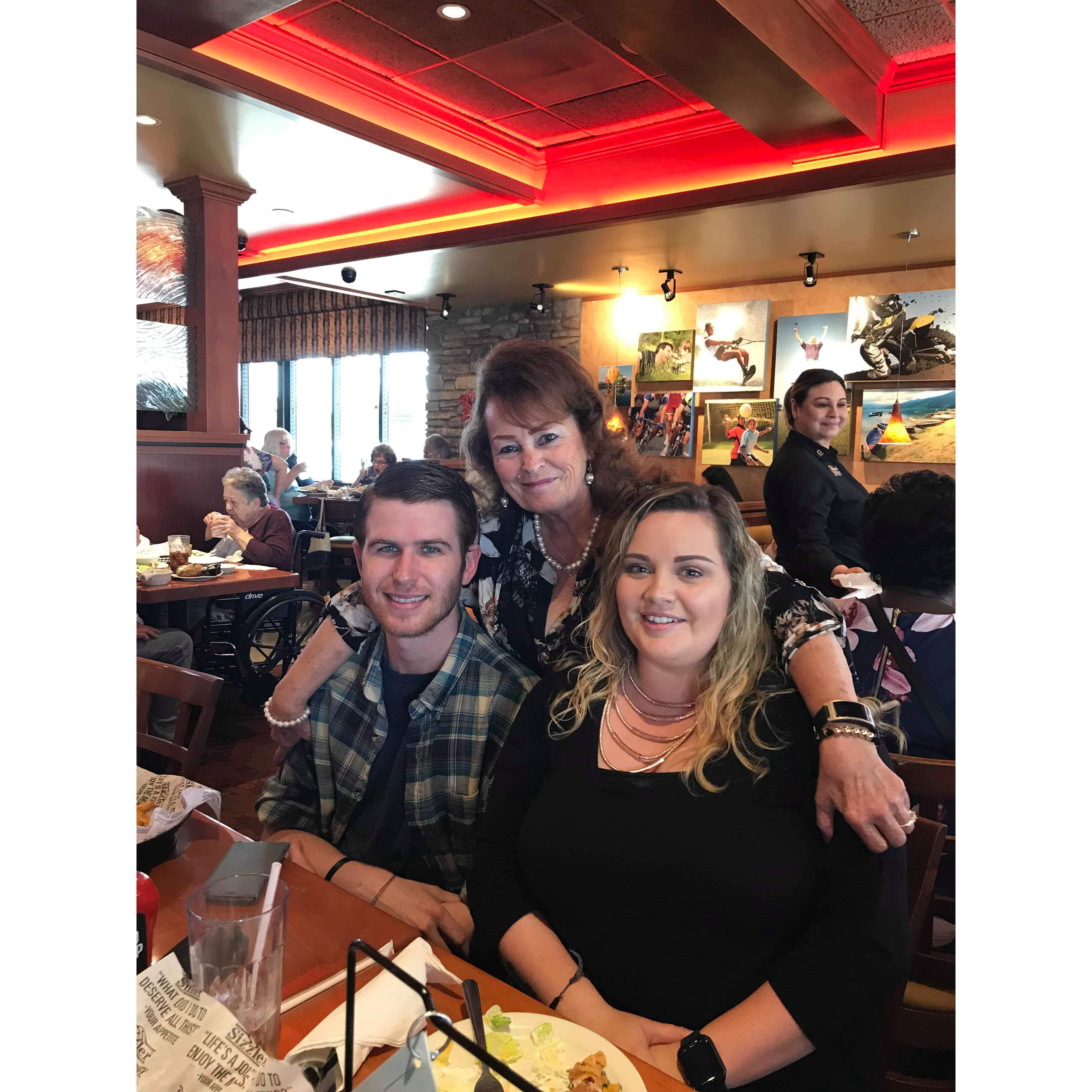 Mom, Brentt, and Torrie