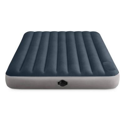 Intex Premium Durabeam 10" Queen Size Air Mattress with Internal (AA) Battery Pump