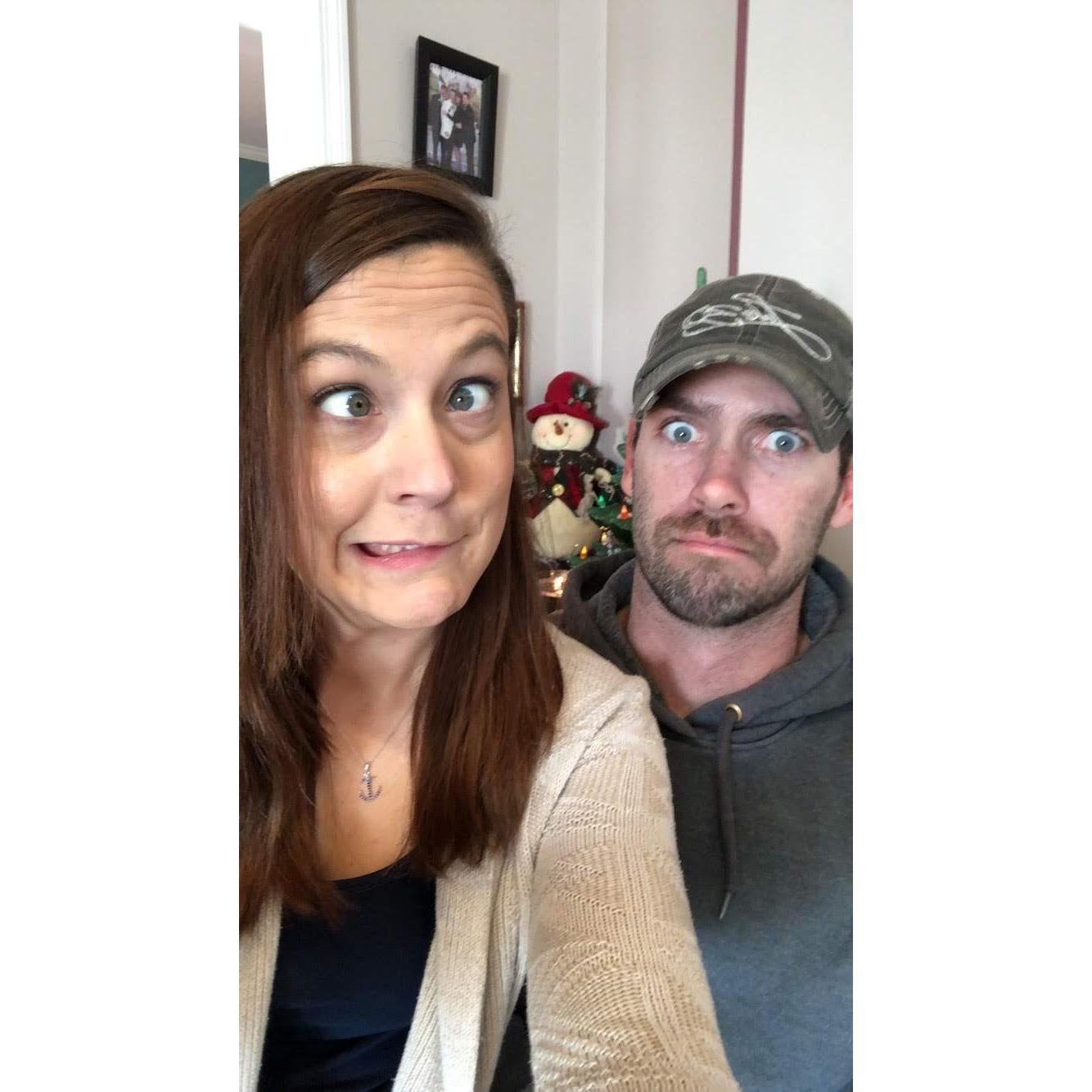 First Christmas.....We're strange...what more do you need!