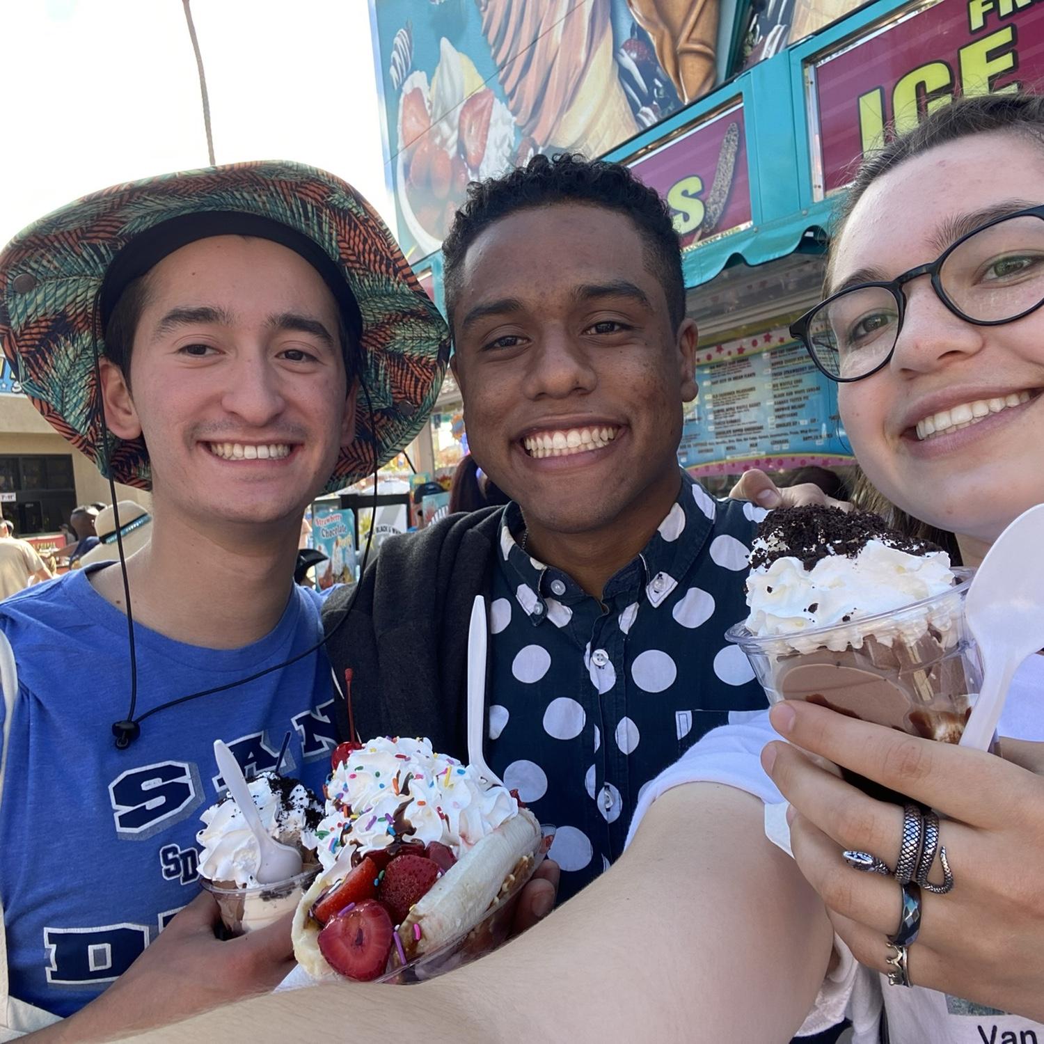 Ben, DJ, and Stacy at the Del Mar Fair