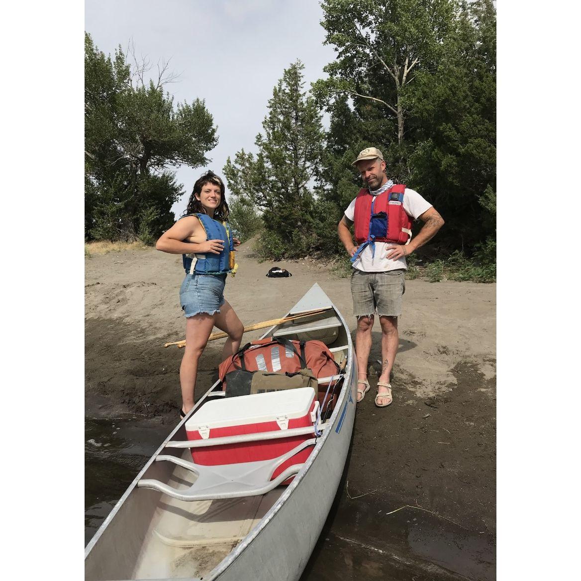 Jeff's sandals though. Paradise Valley, Montana. 2020