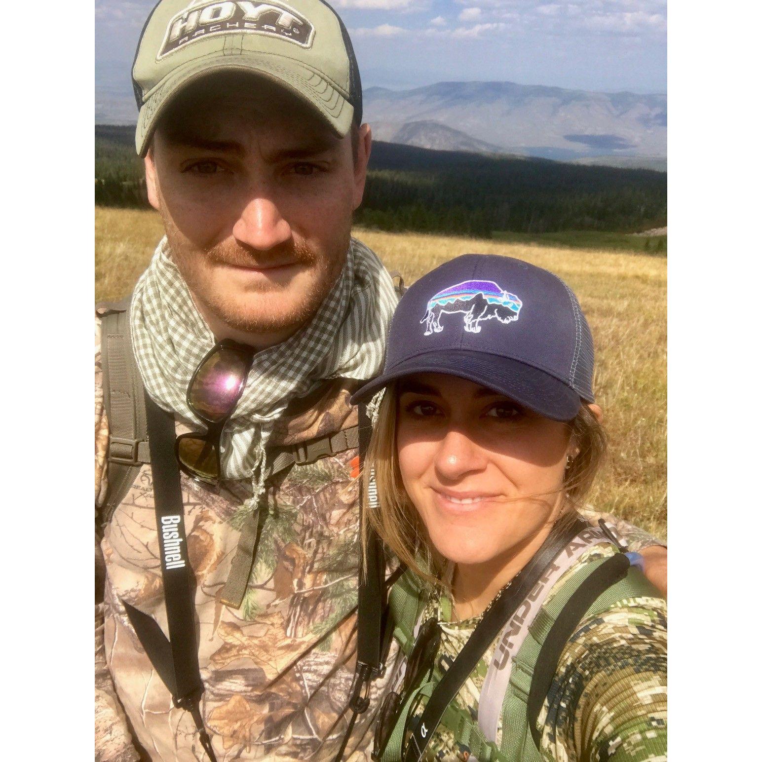 Our first visit out west trying to find elk. Just before we hit 13,000 ft and the altitude started getting to Will. No elk were up there...