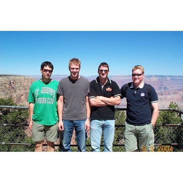 Ian, Trevor, Greg, & John. Grand Canyon 2003