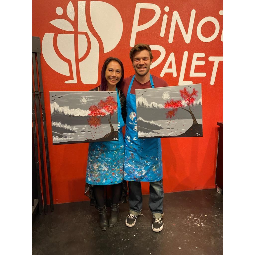 Jules took me on a surprise Valentine's date and this was our 'officially dating' moment