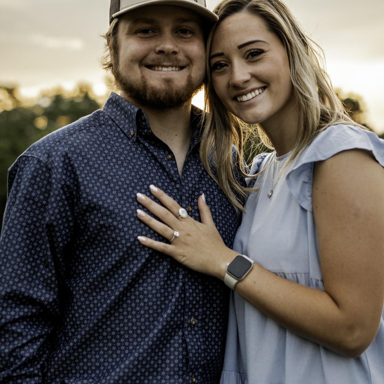 On cloud nine now that we were engaged!
