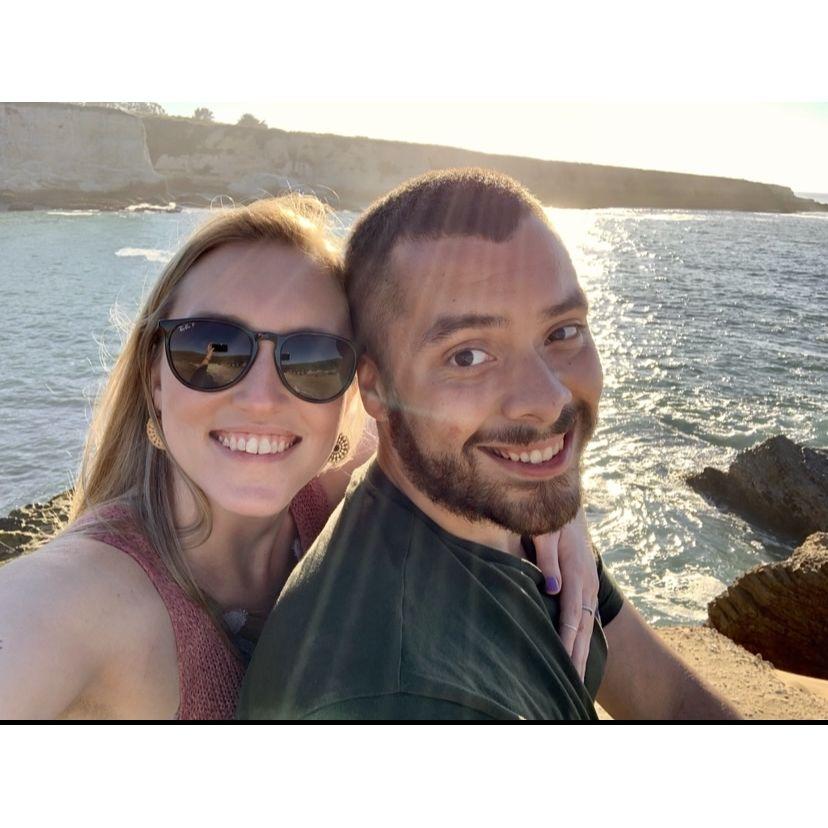 One year later we got engaged in this exact spot.