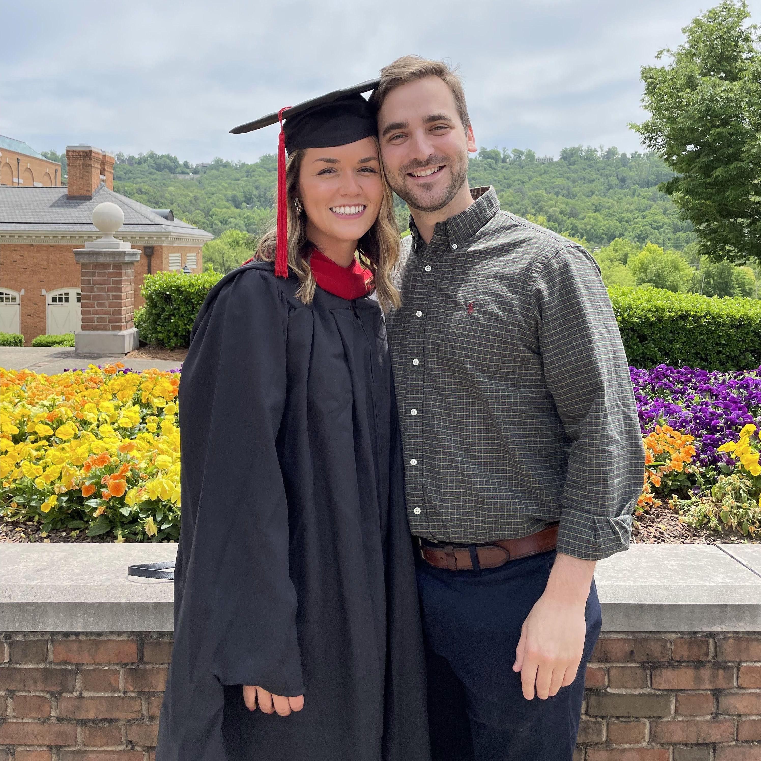 Graduation 1/2! Aubrey walked for her M.Div in the first few months we were dating. It was so sweet to have Tyler there.