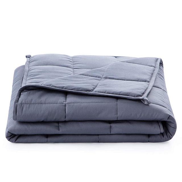 Linenspa 20 Pound Weighted Blanket – All Natural Relief and Sleep Aid - Filled with Premium Glass Beads - Calming and Soothing Hug