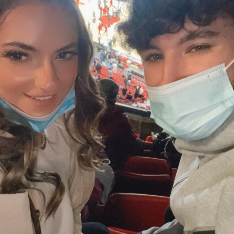 In Miami at a Heat’s game, Brandyn’s choice of activity—2022