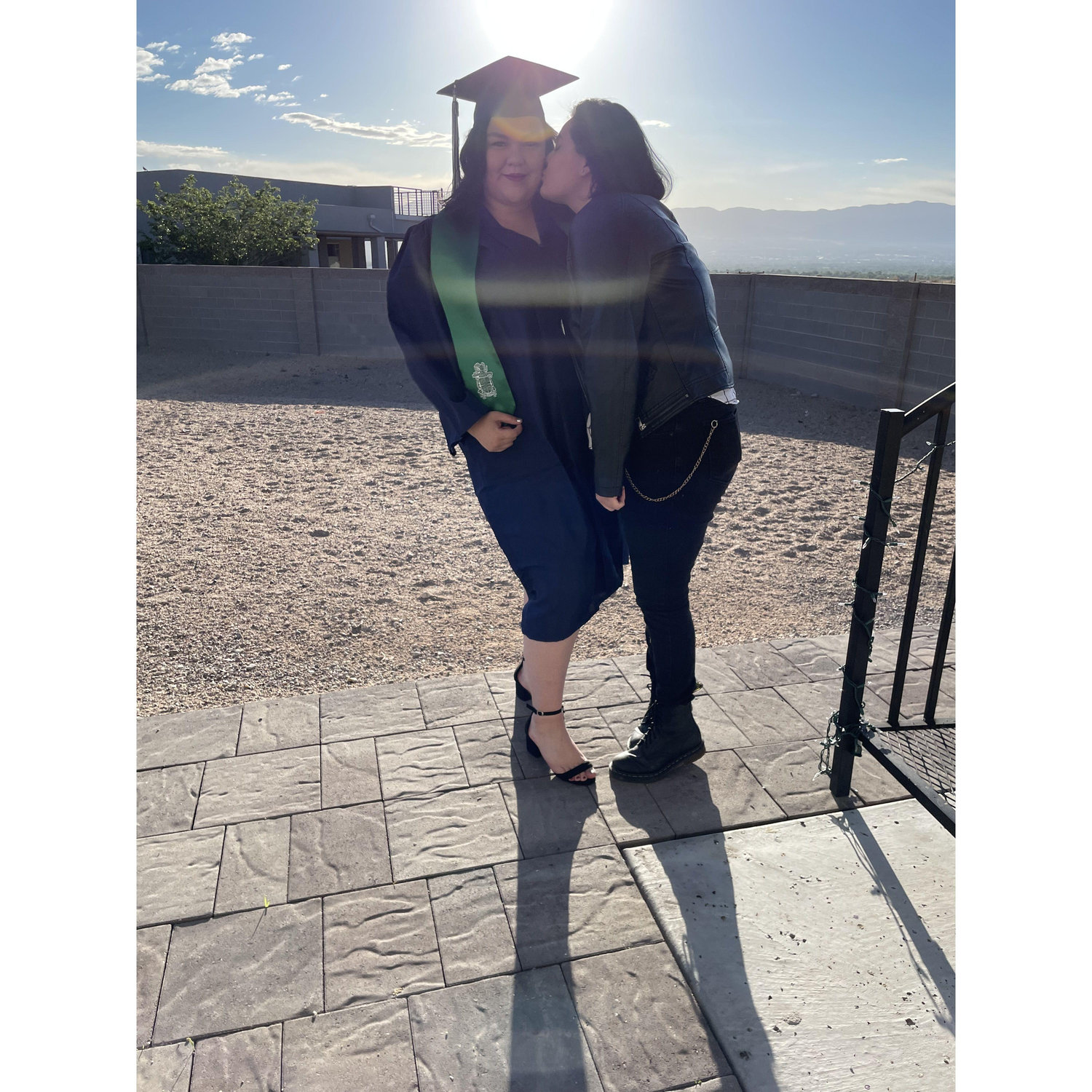 Ally's graduation day.