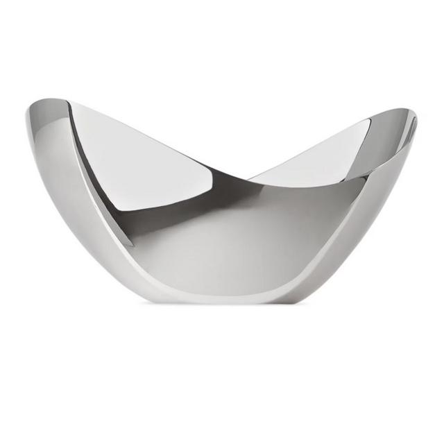 Silver Medium Bloom Tall Bowl