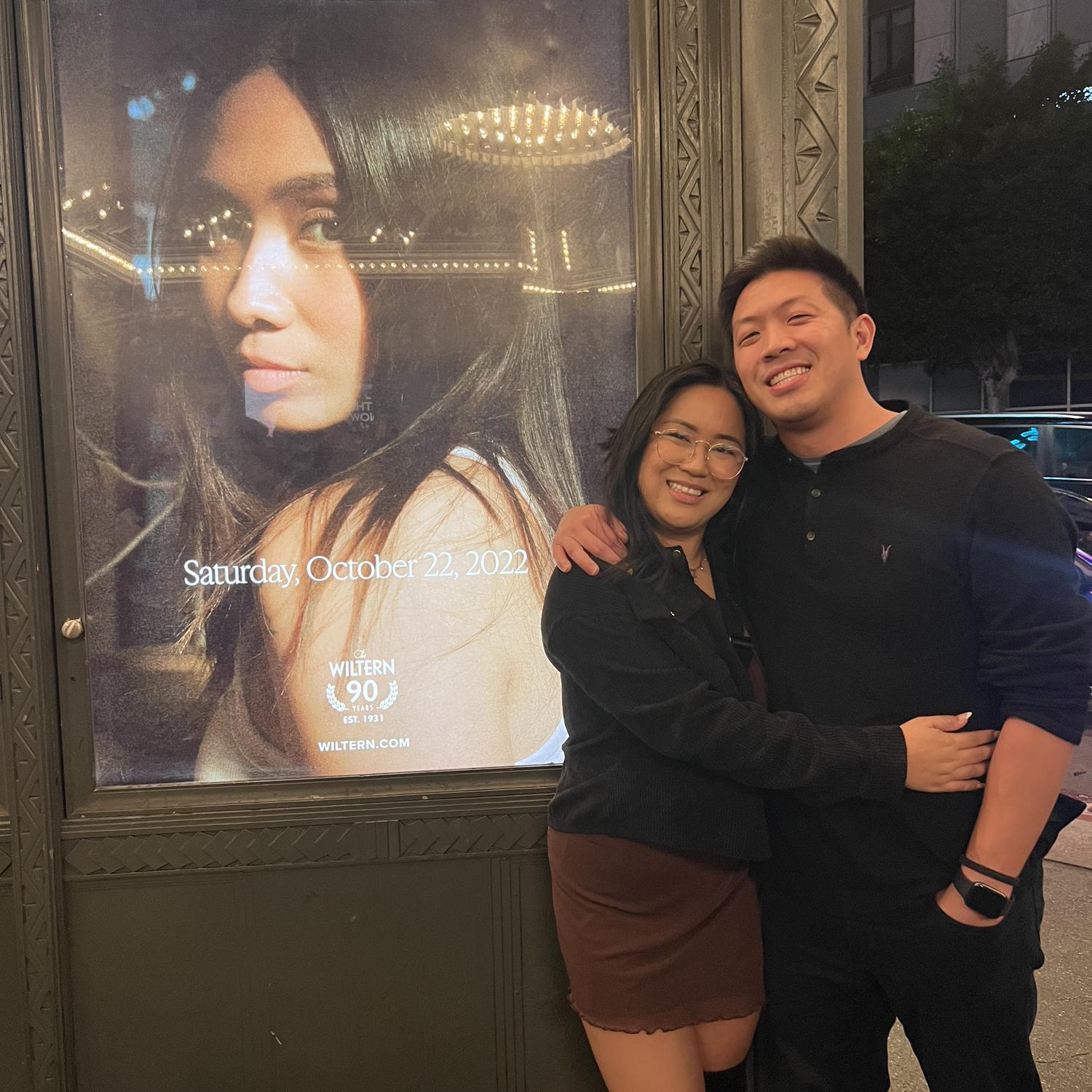 We're each others' forever concert partners.