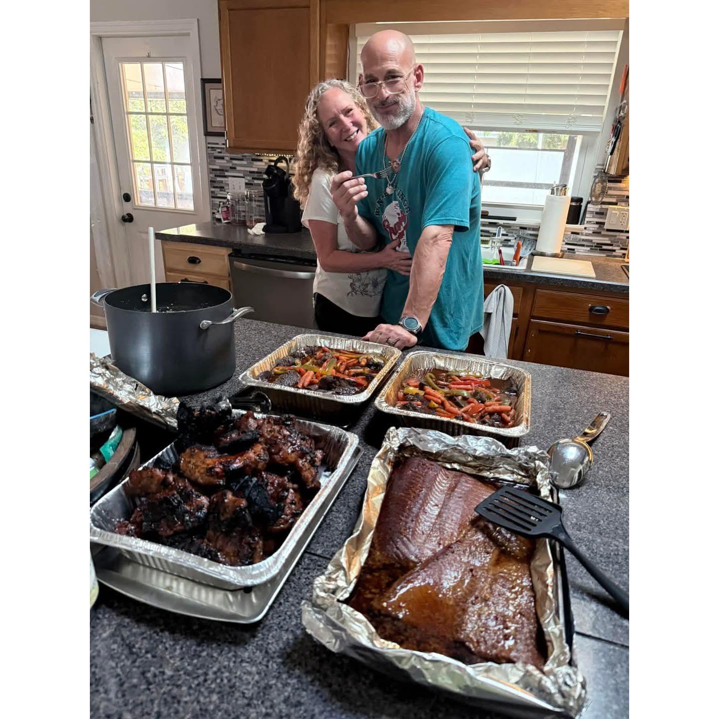 Get ready for some good eats with Chris on the grill!