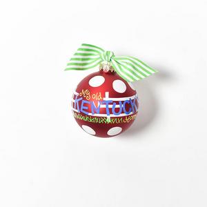 Kentucky Statement Glass Ornament