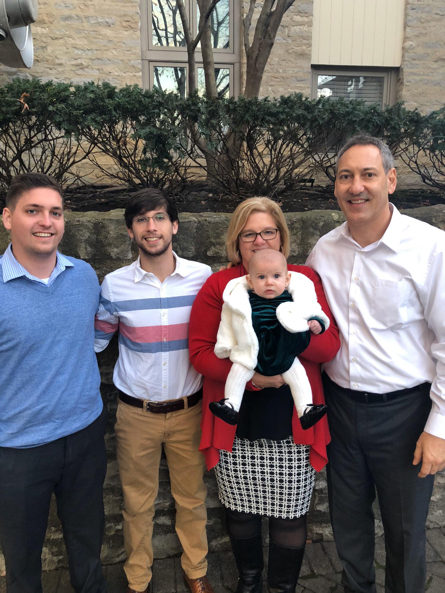 Christmas Eve Mass in Ohio - Caroline’s 1st Christmas