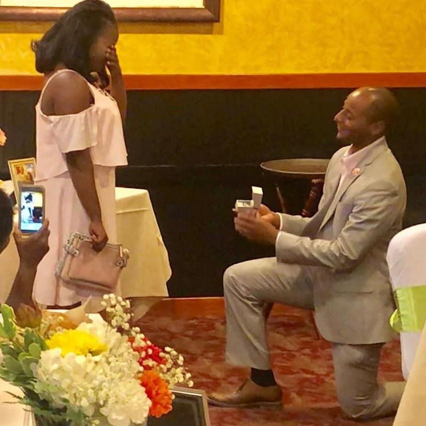 She said yes!