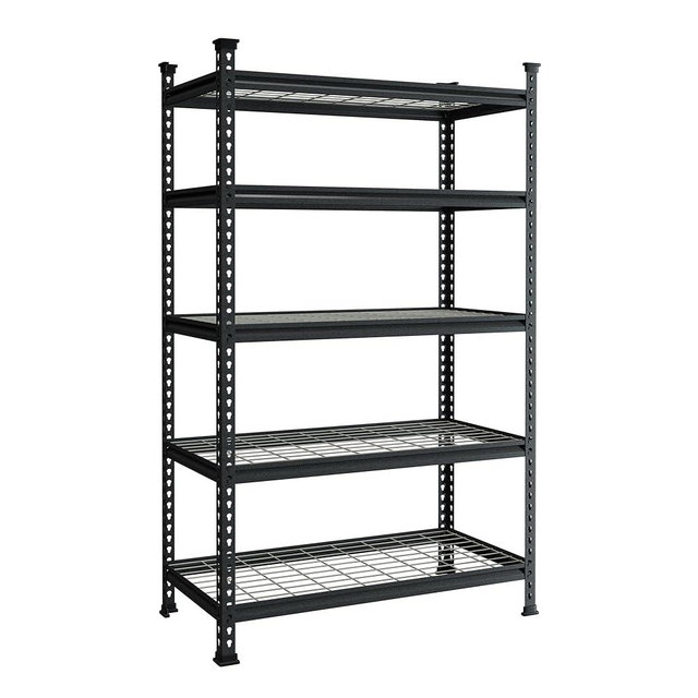 WORKPRO 5-Tier Metal Garage Shelving Unit, 36”W x 18”D x 72”H Storage Shelves, Adjustable Storage Rack Heavy Duty Shelf, 4000 lbs Load Capacity (Total), for Garage, Kitchen, Bathroom, Warehouse