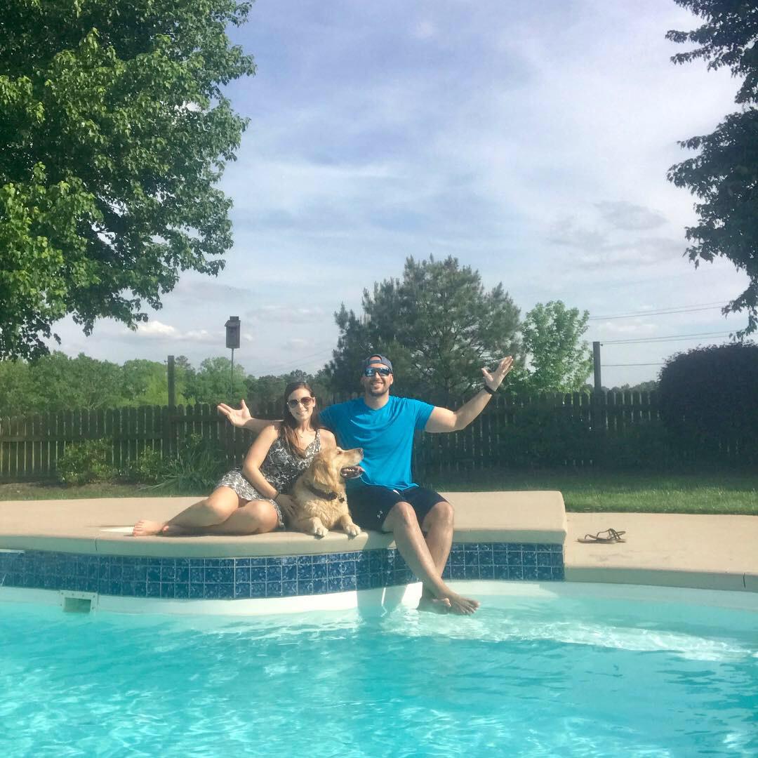 The day we closed on our house in Lake Wylie, SC!