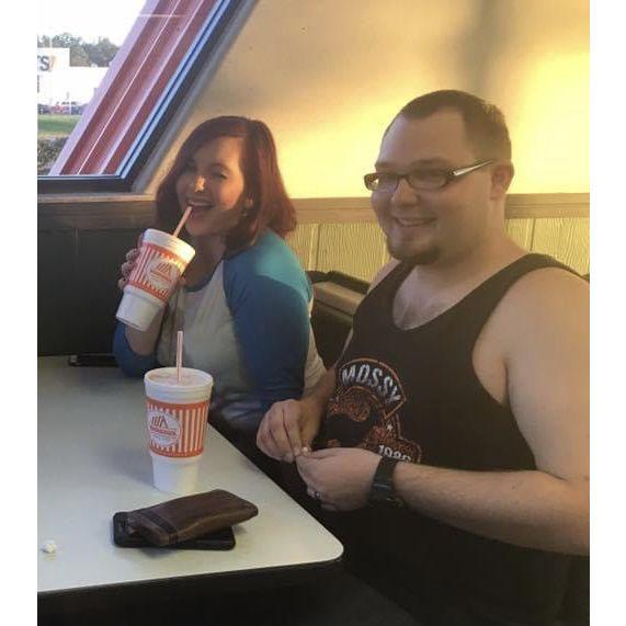 Our first time at Whataburger together.