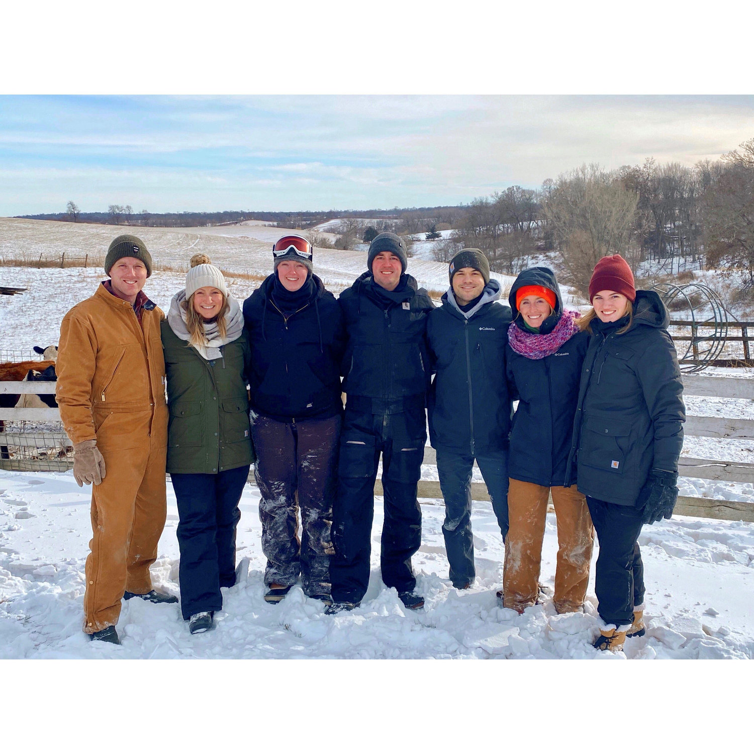 Sledding day in Iowa!