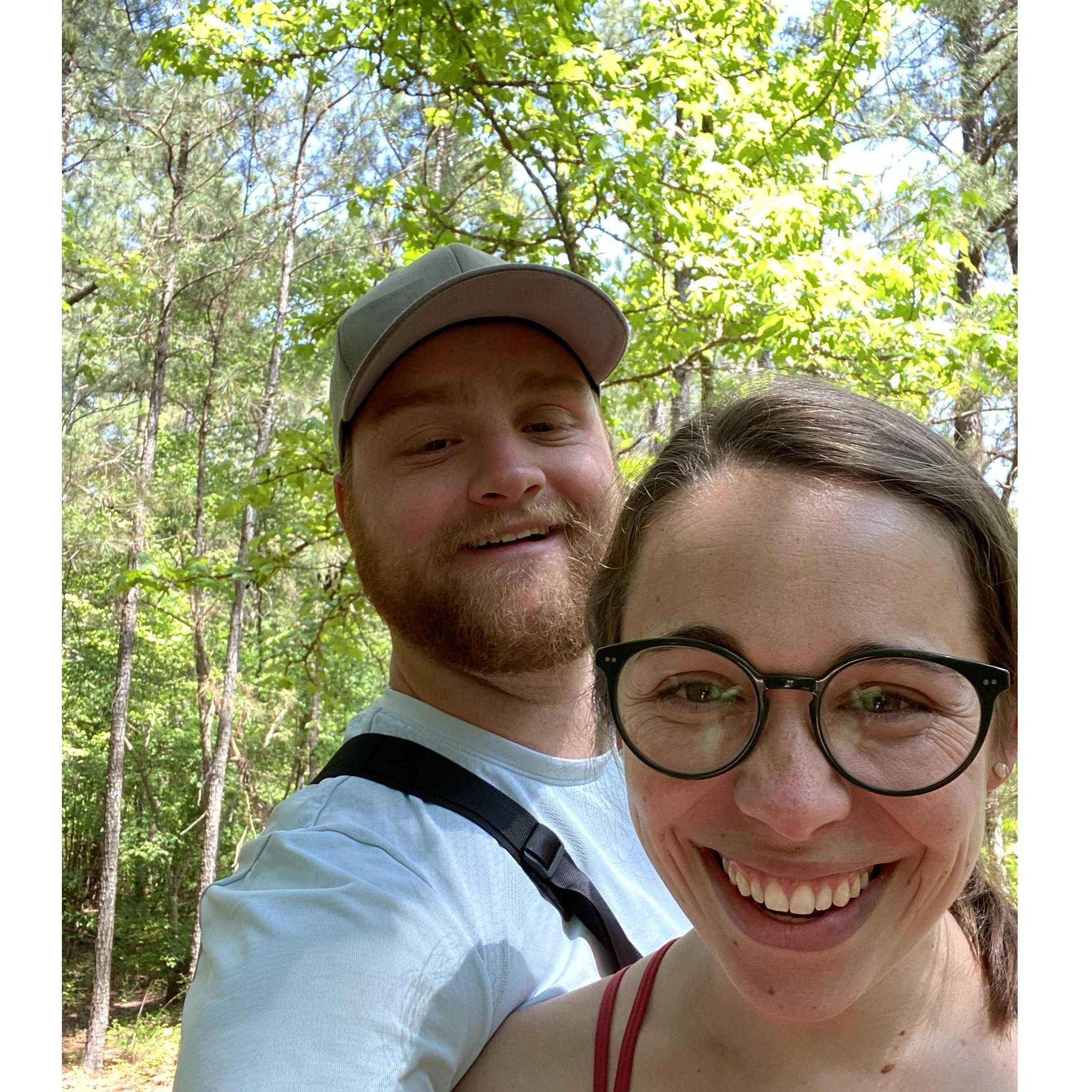 Hiking around Sardis Lake in Mississippi
