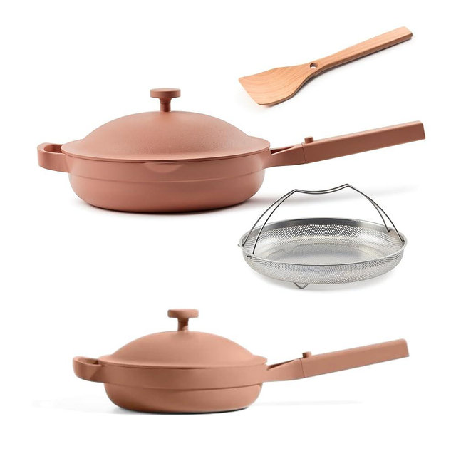 Our Place Always Pan Duo - Always Pan Bundle | Multi-Functional Cookware Set Replaces 20 Pieces | Spice