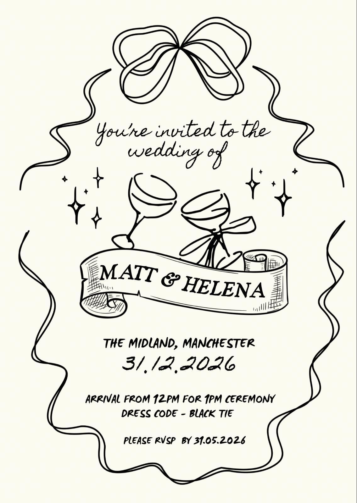 The Wedding Website of Matt Wren and Helena Jones