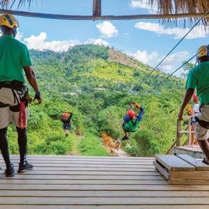 Ziplining