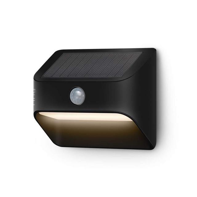 Introducing Ring Solar Steplight -- Outdoor Motion-Sensor Security Light, Black (Ring Bridge required)
